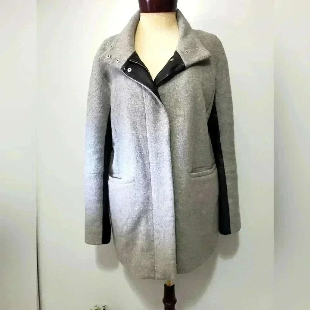 Danier wool  and leather coat. Size medium